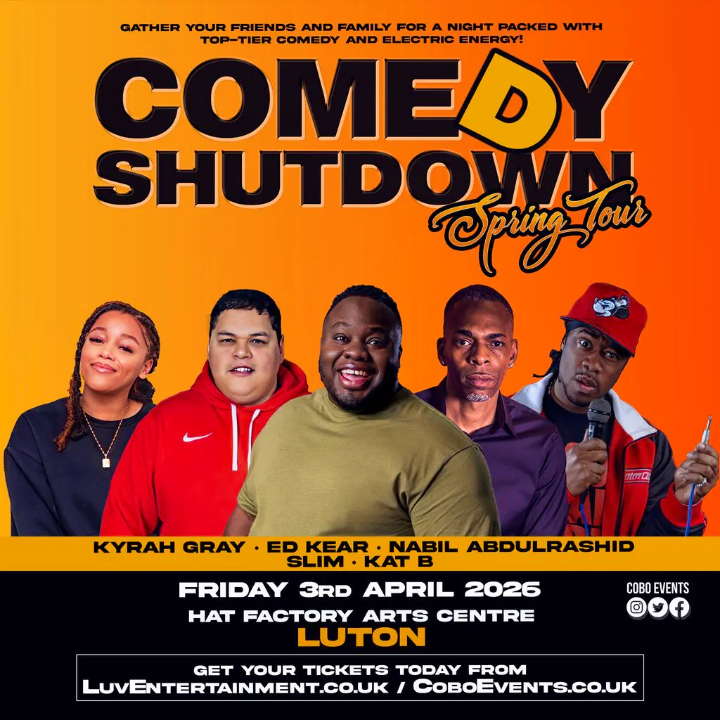 Comedy Shutdown - Bank Holiday Special Luton at Luton Hat Factory