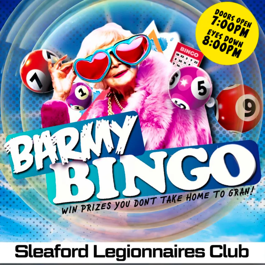 Barmy Bingo at Sleaford Legionnaires Club