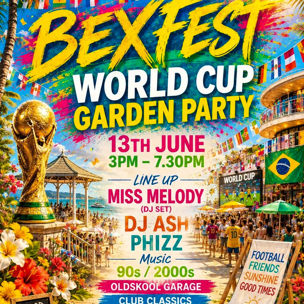 Bexfest World Cup Garden Party at Townhouse Bexhill