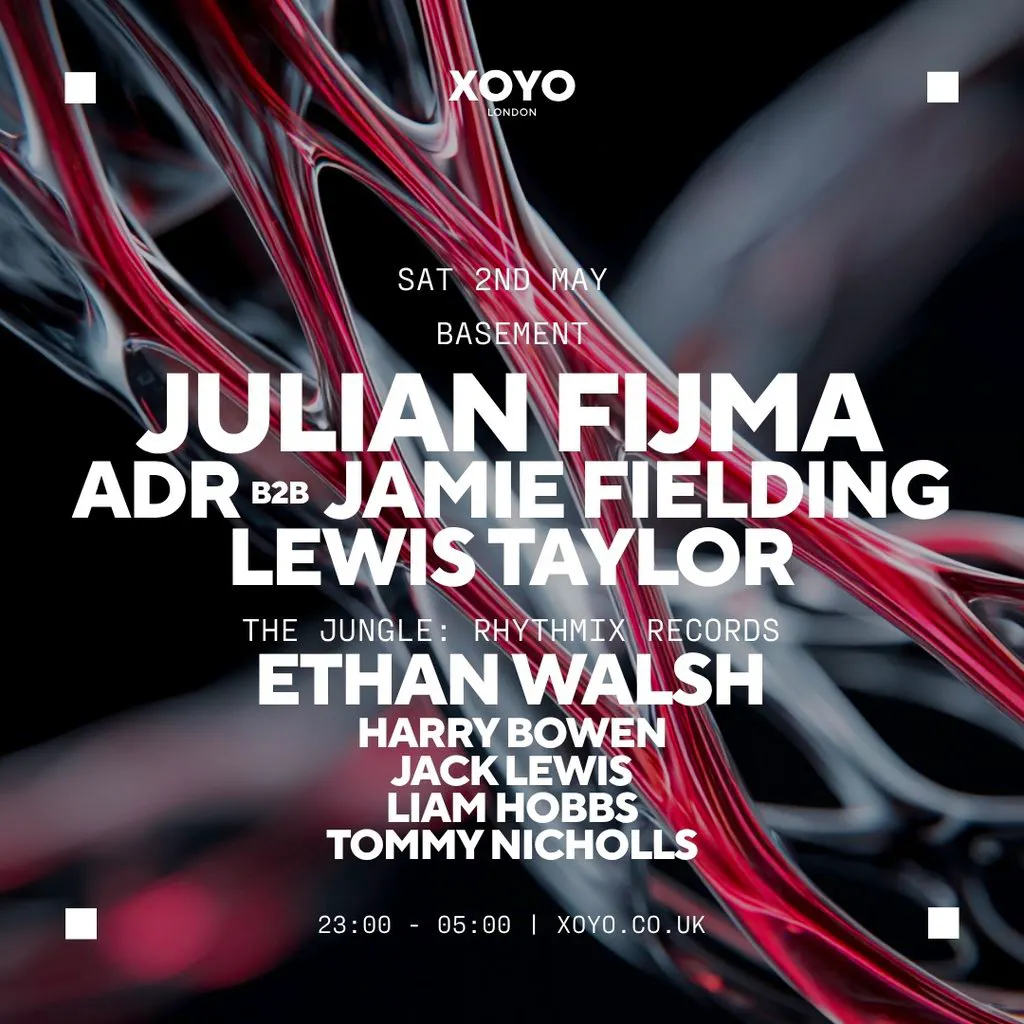 Julian Fijma, Jamie Fielding, ADR, & Lewis Taylor at XOYO