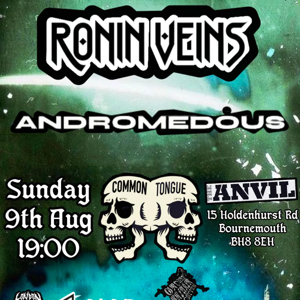 Ronin Veins @ ANVIL - BOURNEMOUTH at Anvil Rock Bar Bournemouth