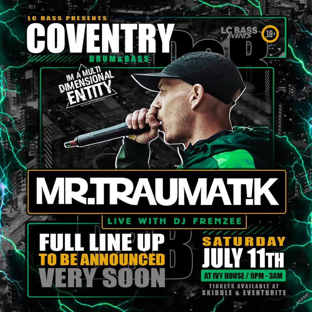 Mr Traumatik tour 2026 at The Ivy House Coventry