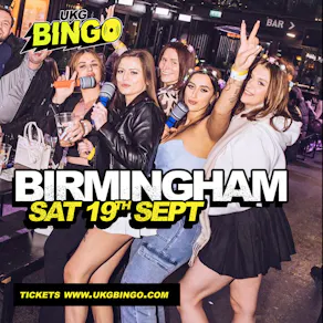 UKG BINGO Sat 19th September Birmingham