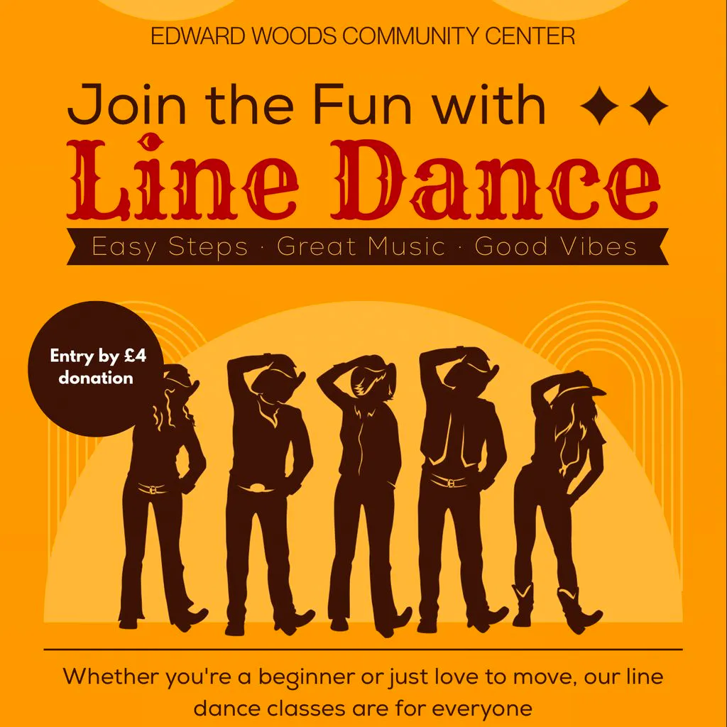 Line Dance Classes at Edward Woods Community Center