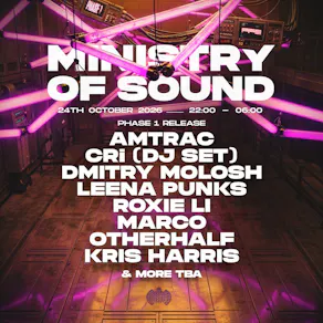 Amtrac, CRi (DJ Set), Dmitry Molosh & more