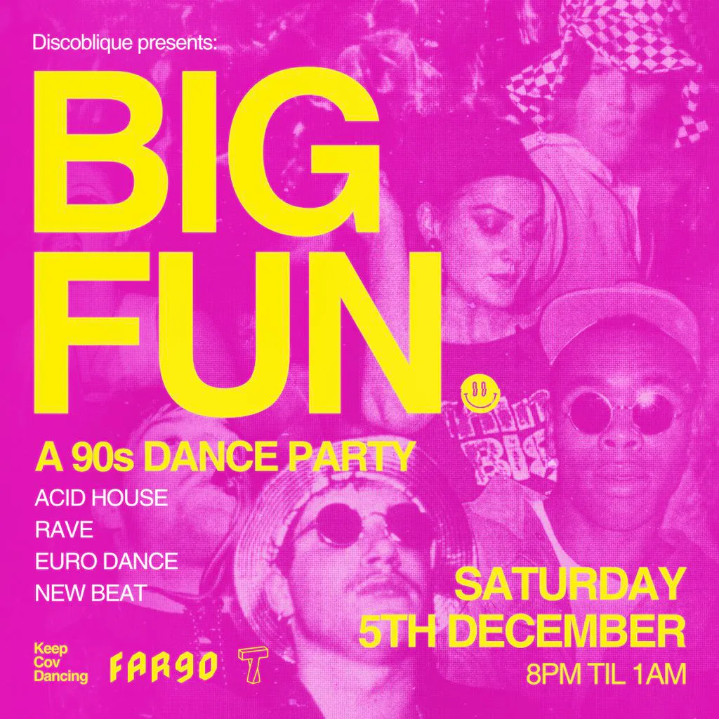 Big Fun | A 90s Dance Party at Twisted Barrel Brewery And Tap House