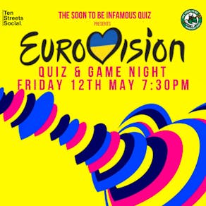 The Soon to be infamous quiz nights- Eurovision Special