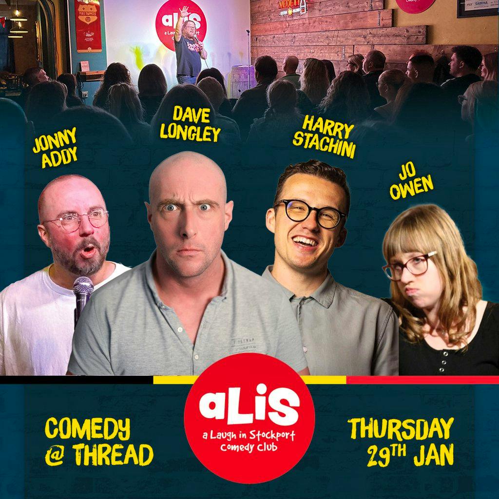 A Laugh In Stockport Comedy Club: Thurs 29 January at Thread