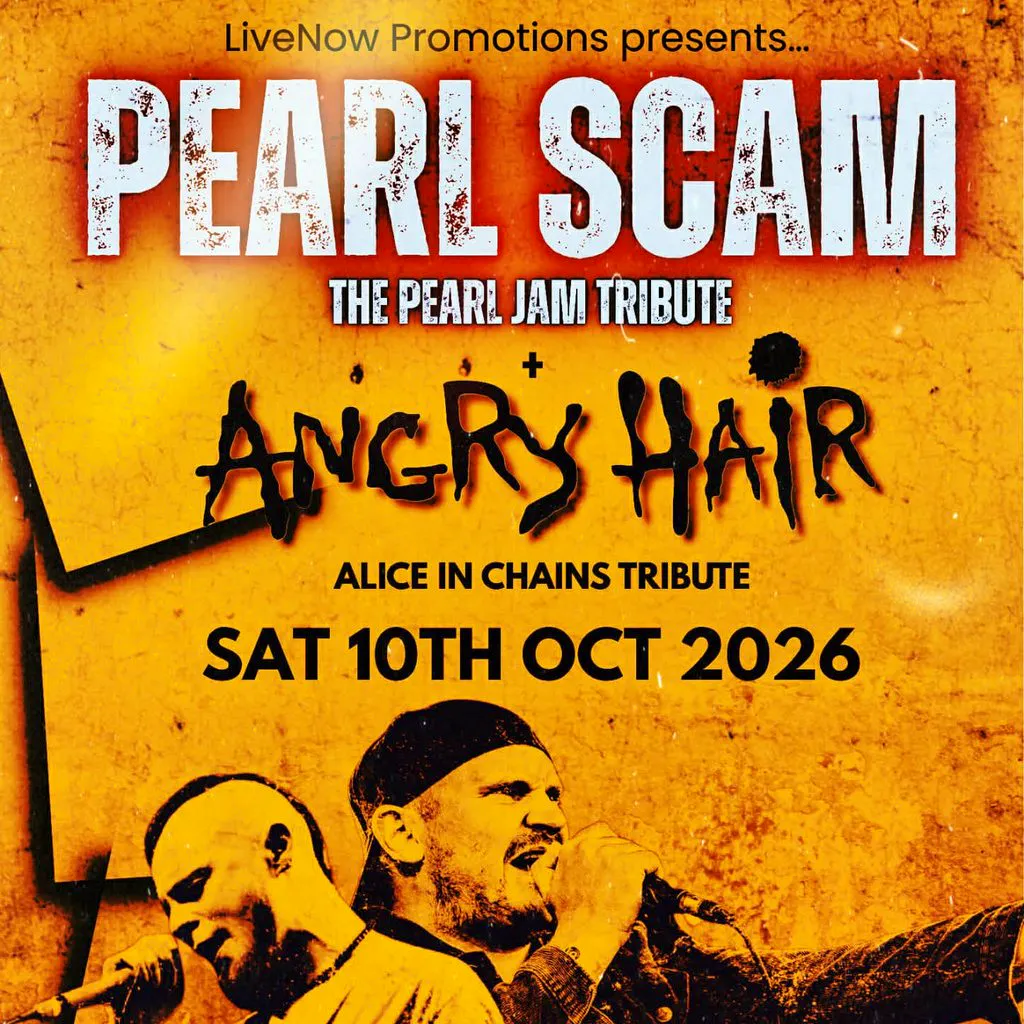 Pearl Scam - Pearl Jam Tribute + Angry hair - Leeds at The Wharehouse Leeds