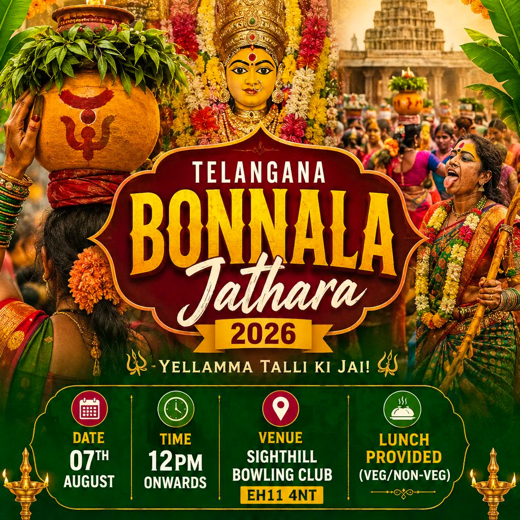 TelanganaBonnala Jathara at Sighthill Bowling Club