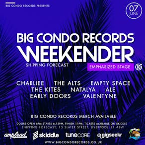 Big Condo Records Weekender Emphasized Stage