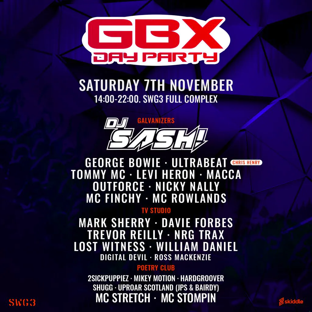 GBX Day Party at SWG3