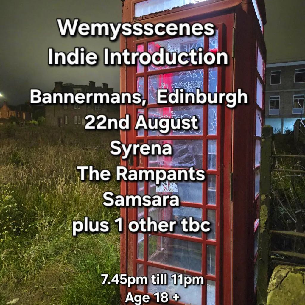 The Indie Introduction. at Bannermans Edinburgh