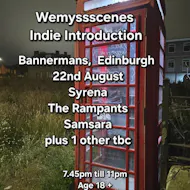 The Indie Introduction. at Bannermans Edinburgh