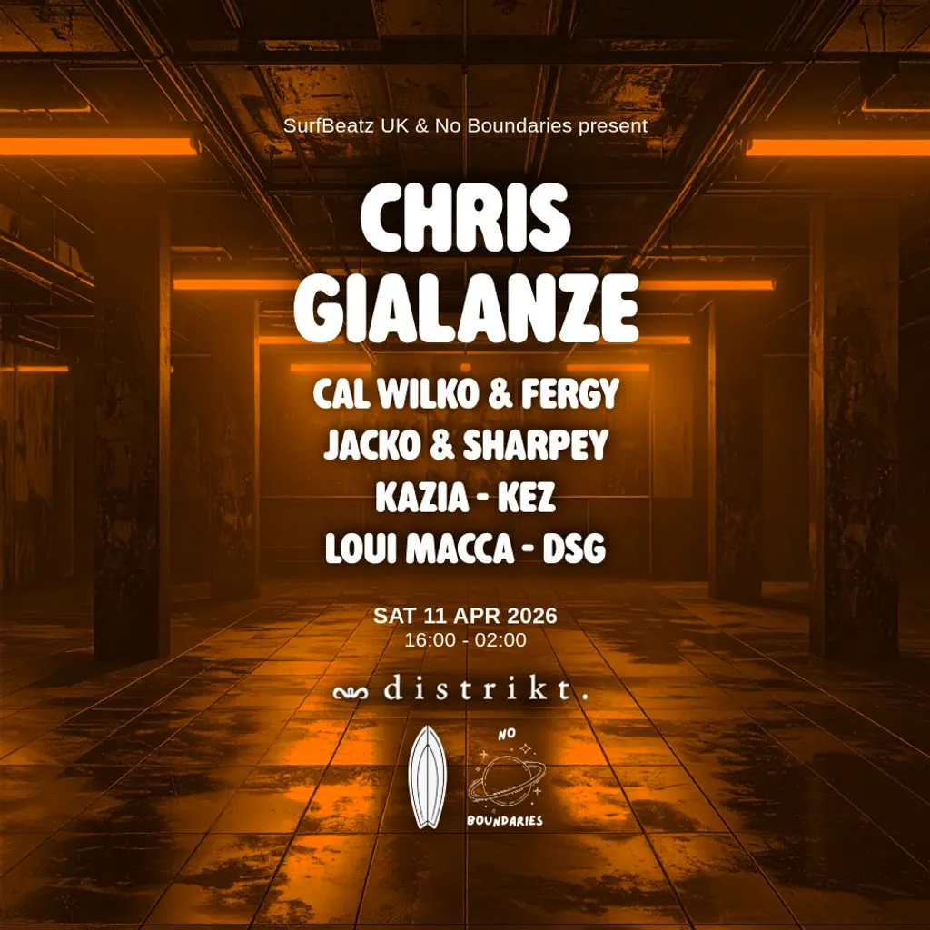 SurfBeatzUK & No Boundaries presents Chris Gialanze at Distrikt Bar Leeds