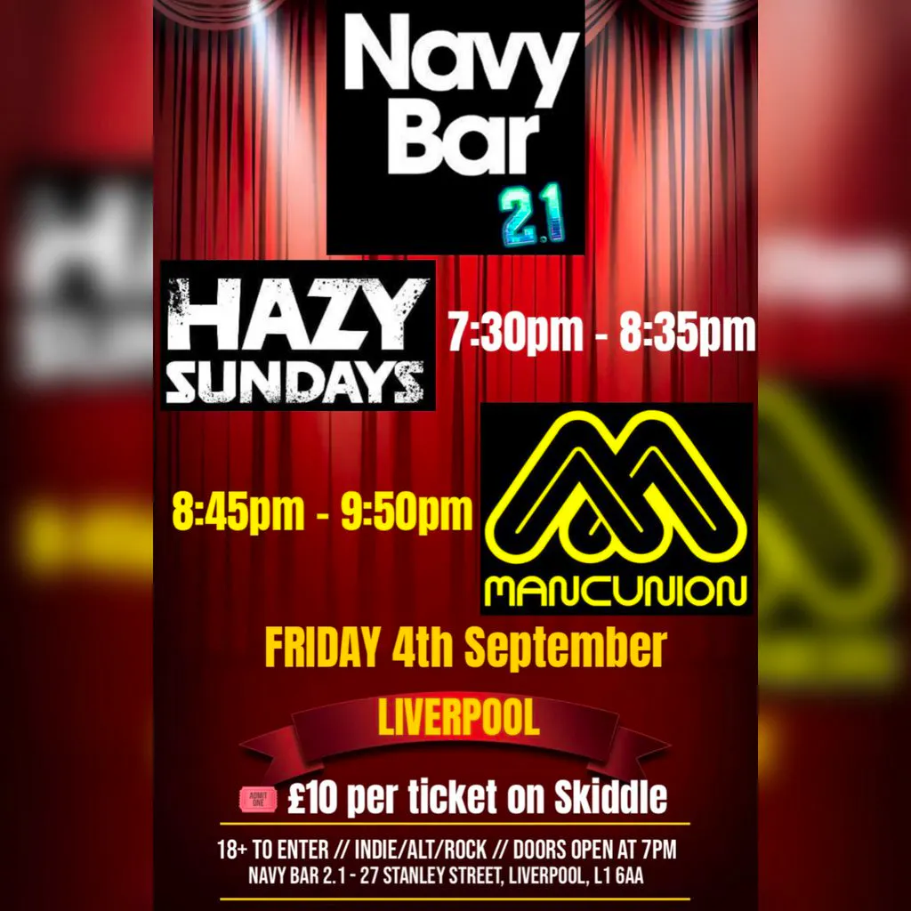 MancUnion and Hazy Sundays Live at Navy Bar - Liverpool at Navy Bar 2.1