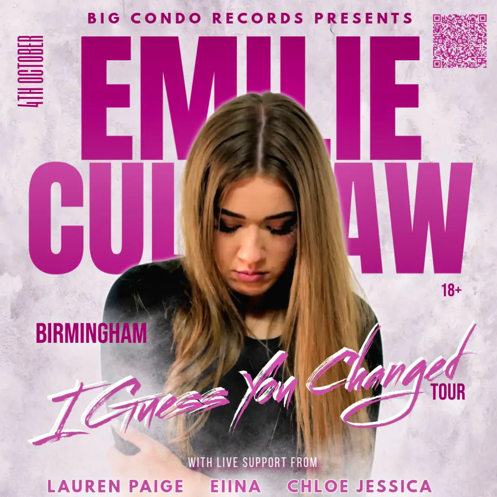 Big Condo Records Presents Emilie Culshaw IGYC Tour Birmingham at The Rainbow Pub Digbeth