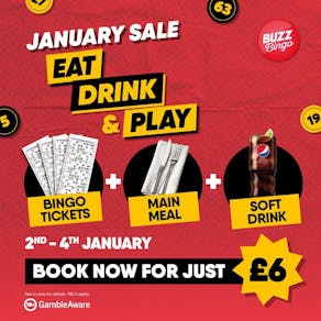 Eat, Drink & Play - Grimsby - January