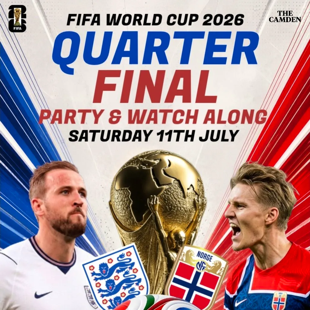 England vs Norway - FIFA World Cup 2026 Quarter Final at The Camden
