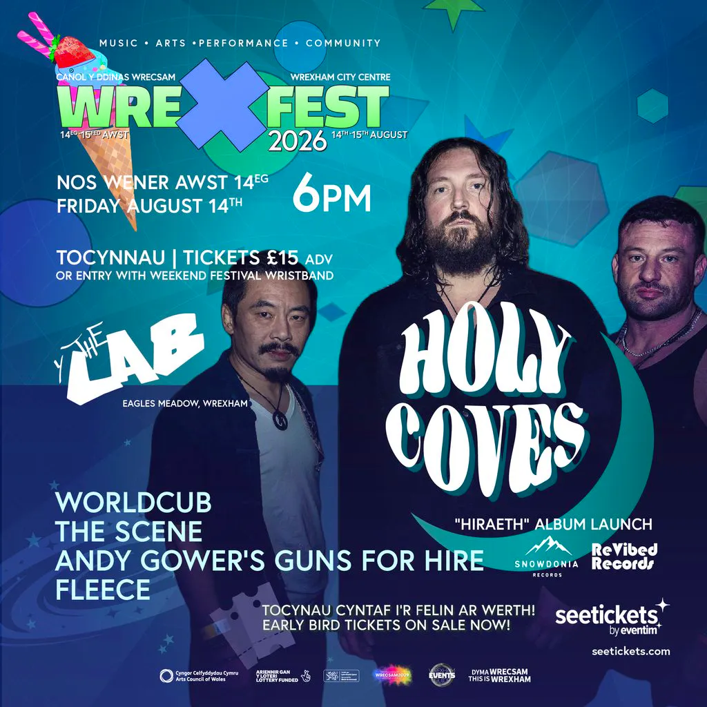 WREXFEST 2026 - Holy Coves plus guests at The Lab, Wrexham