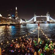 Silent disco boat party London at The Dutchmaster Tower Millenium Pier
