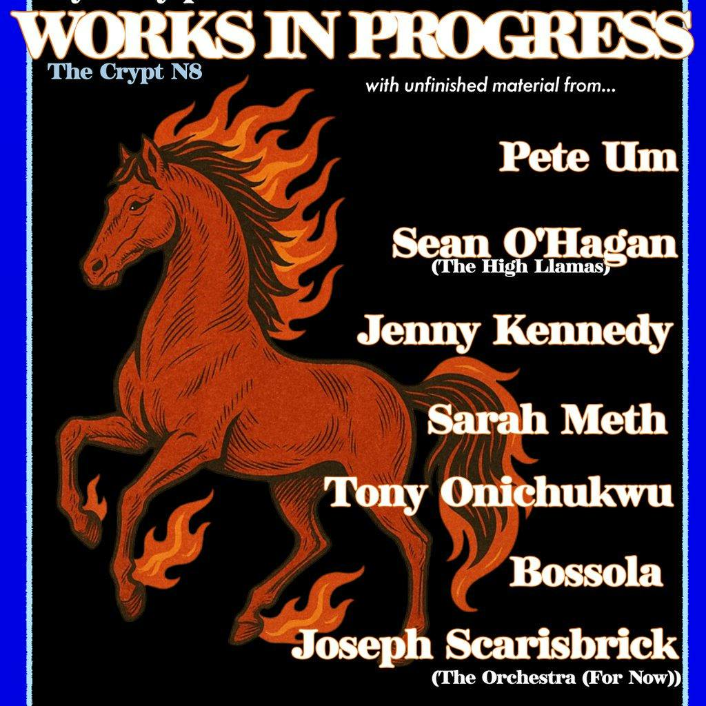 Skydaddy presents Works in Progress at The Crypt Studio