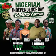 COBO Black History Month & Nigerian Independence Day Special at The Top Secret Comedy Club