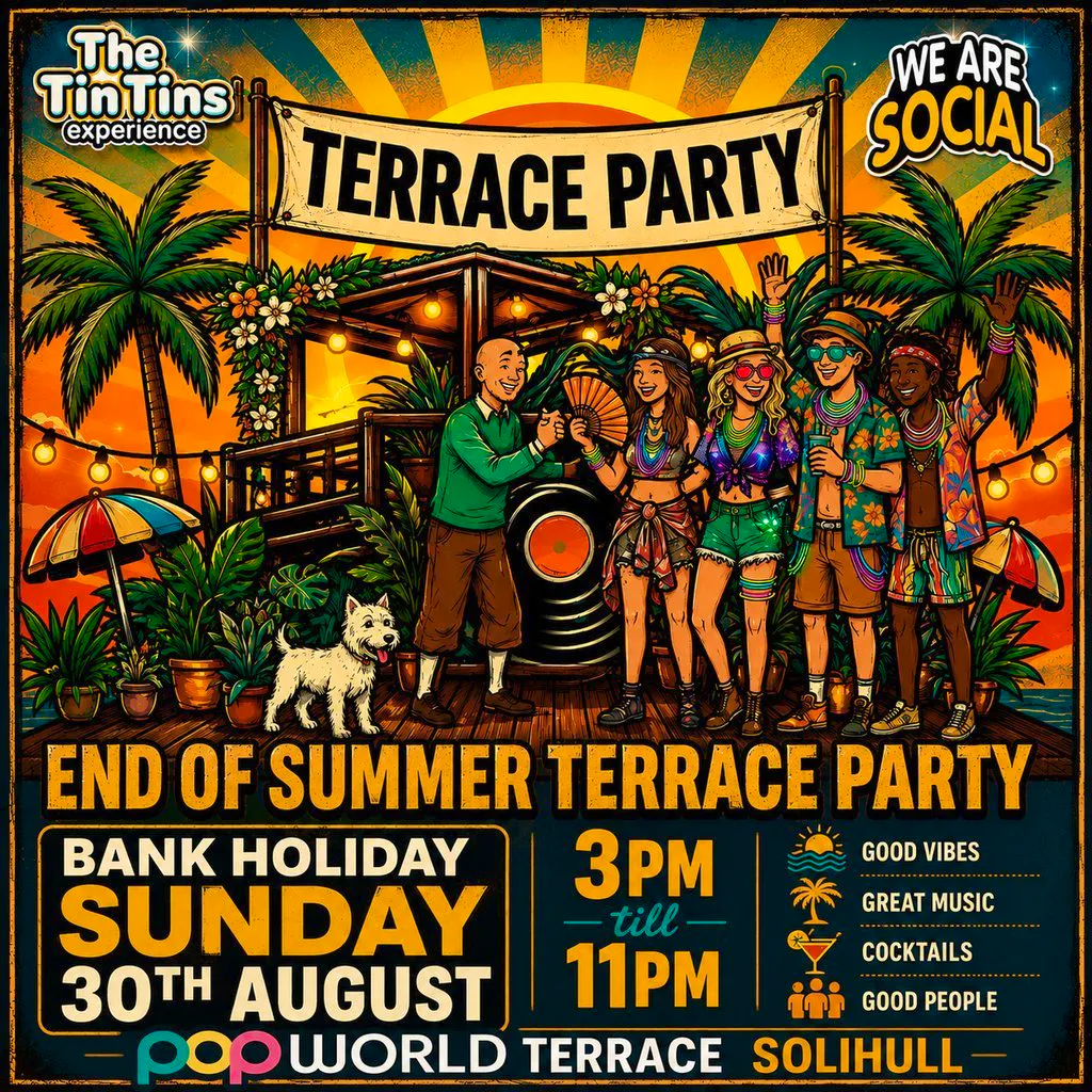 End of Summer Terrace Party at Popworld Solihull