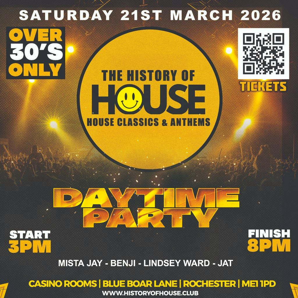 History Of House (Over 30's) at Casino Rooms