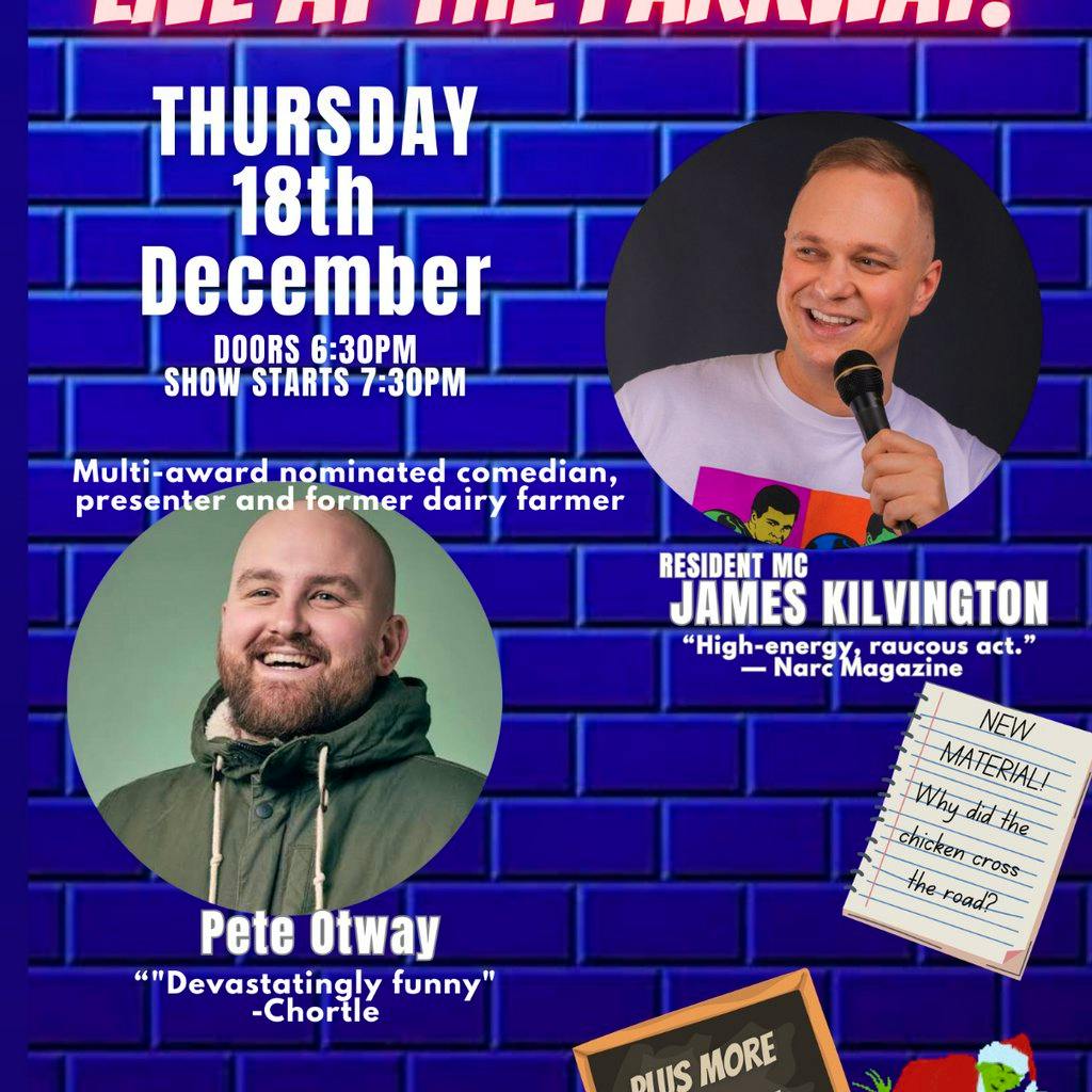 Haha Comedy Hall- Pete Otway, hosted by James Kilvington at The Parkway Sports Bar, Lounge And Function Suite