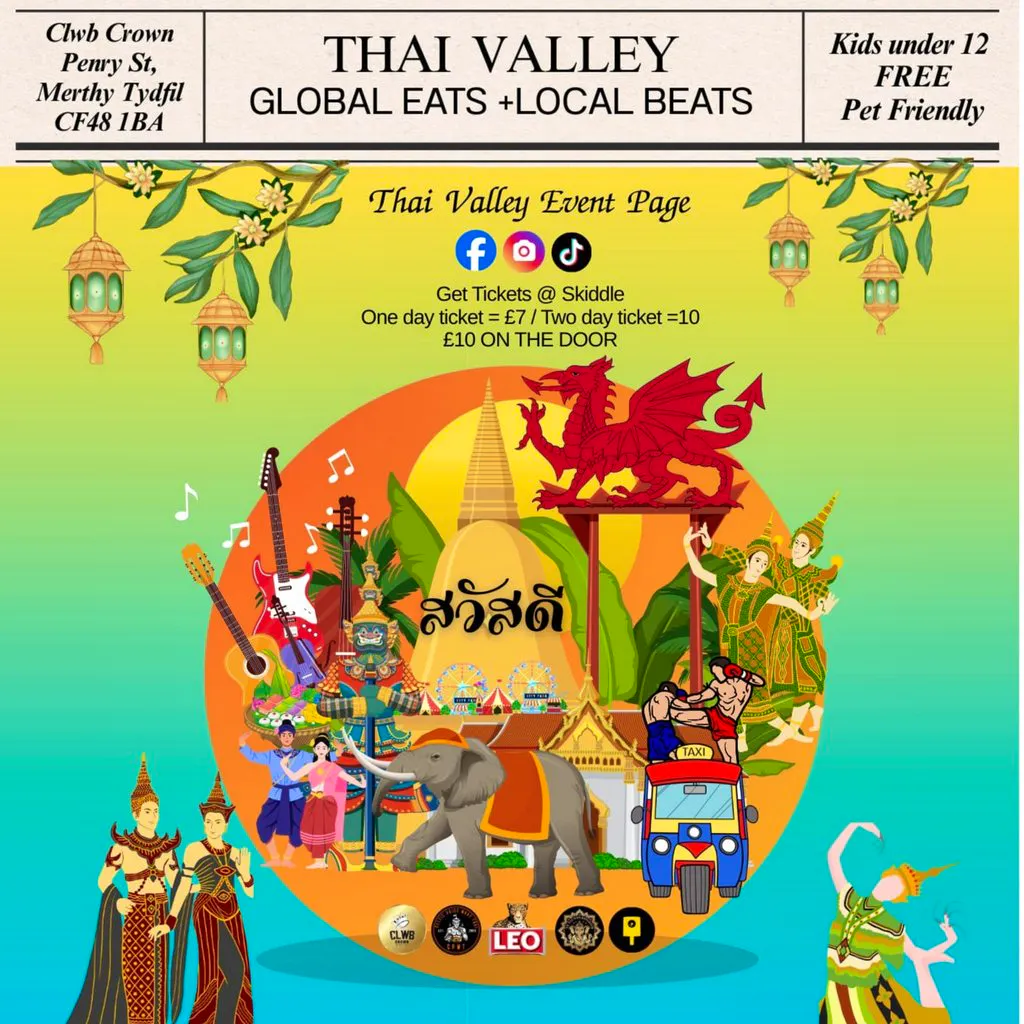 Global Eats + Local Beats at Clwb Crown