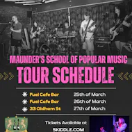 Maunder's Easter Mini Tour at Fuel Café Bar