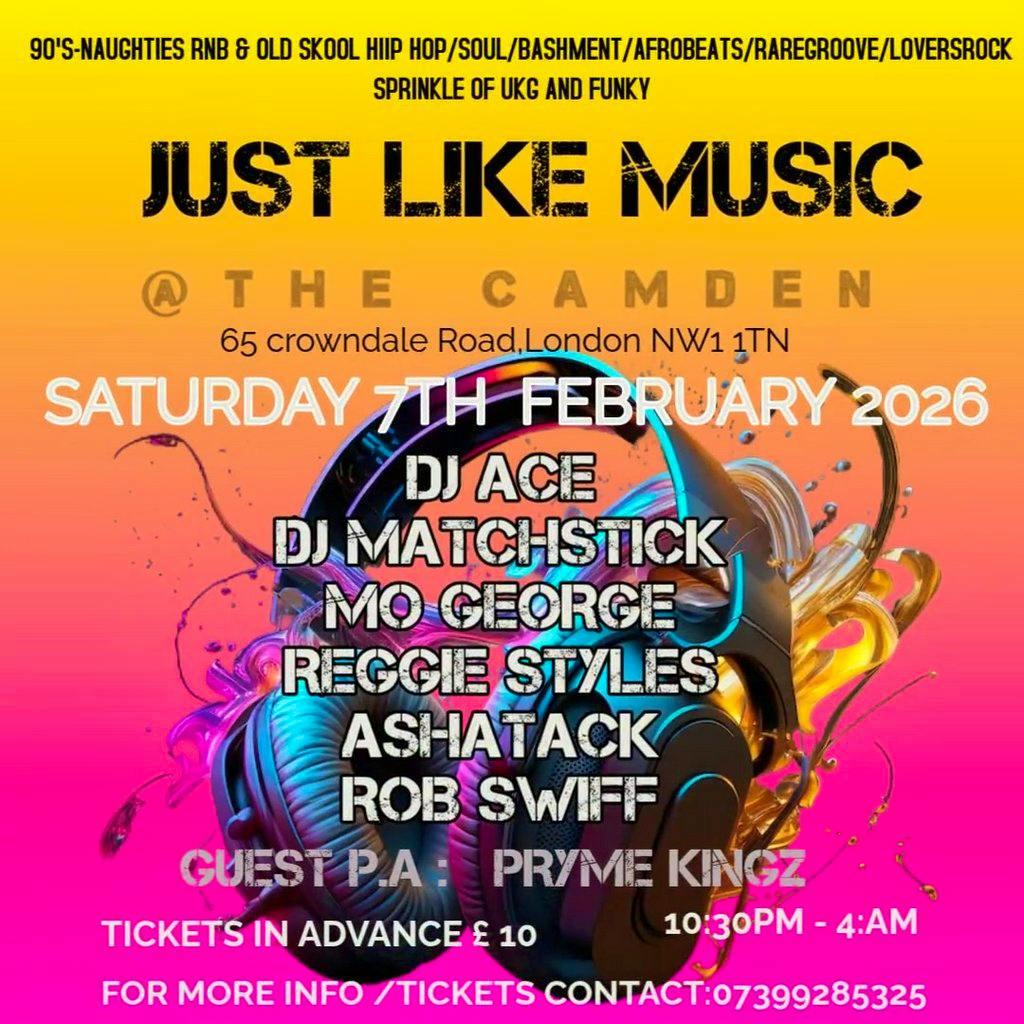 Just Like Music at The Camden Bar