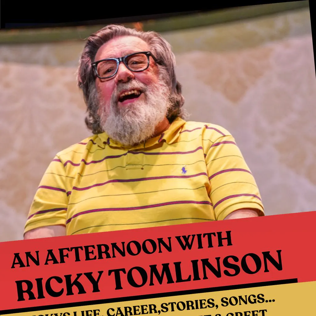 An Afternoon with Ricky Tomlinson (2pm show) at New Mills Town Hall