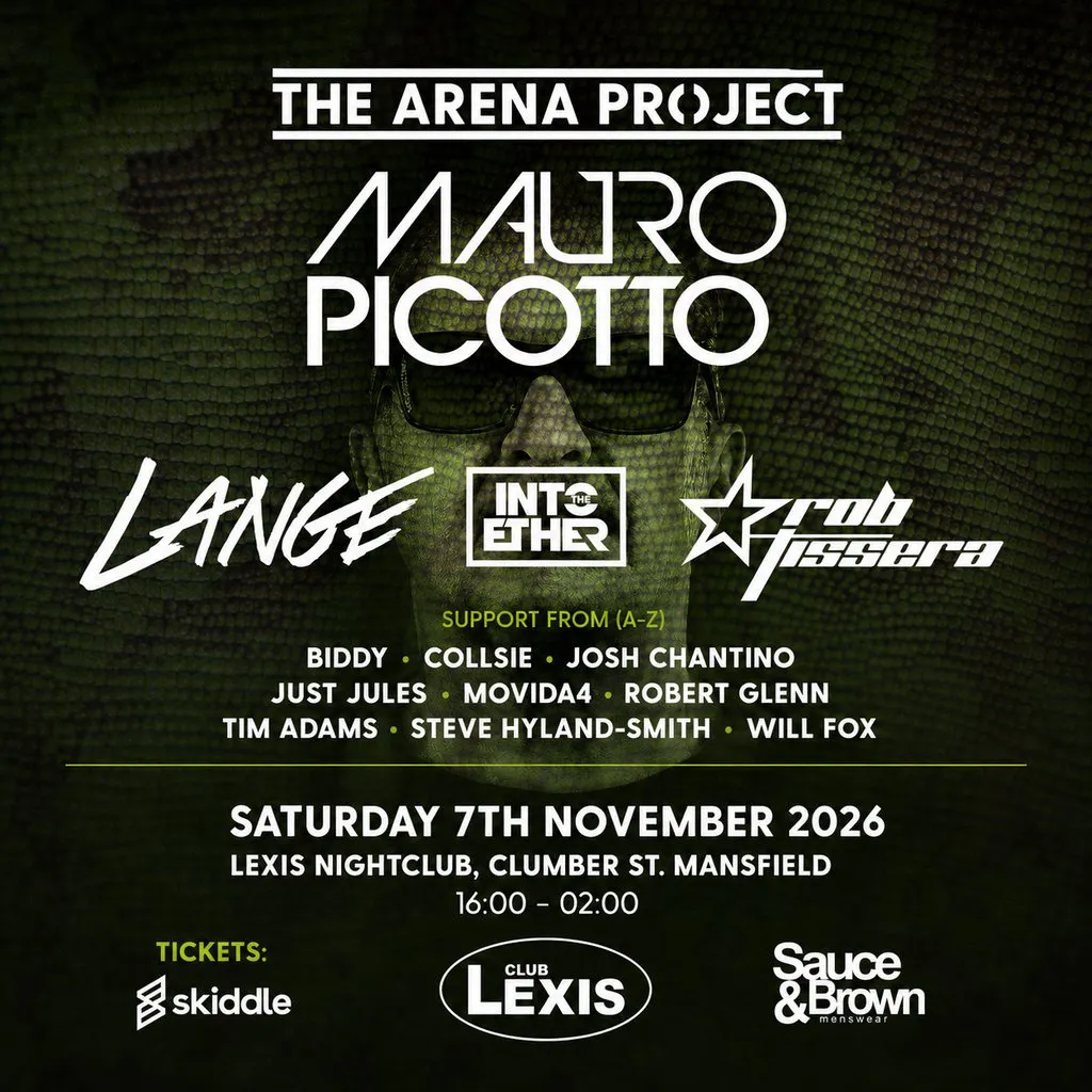 The Arena Project Pres Mauro Picotto, Lange & Rob Tissera