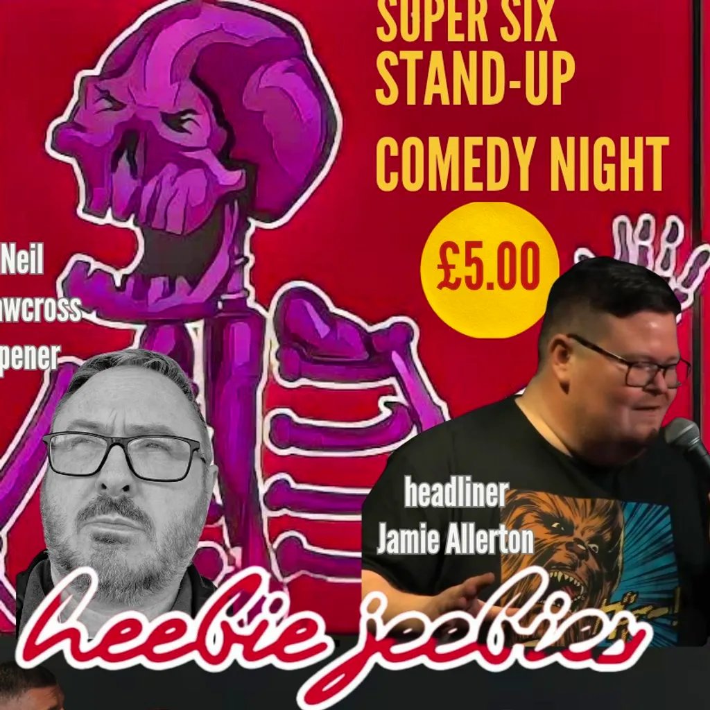 Liverpool Laughs Stand-up Comedy Show with Jamie Allerton at Heebie Jeebies