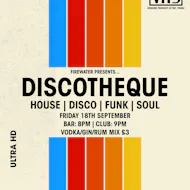 Freshers 2026 - DiscoTheque at Firewater Dundee
