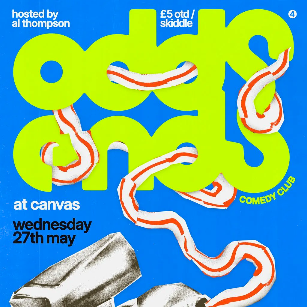 Odds & Ends Comedy - Wed 27th May at Canvas Dundee