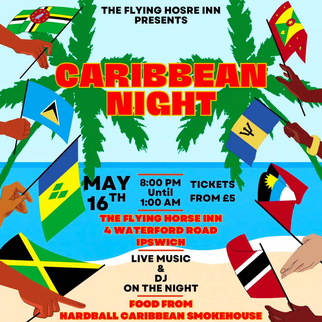Caribbean night at Flying Horse Inn