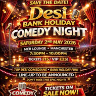 Desi Stand-Up Comedy Night at MCR Lounge