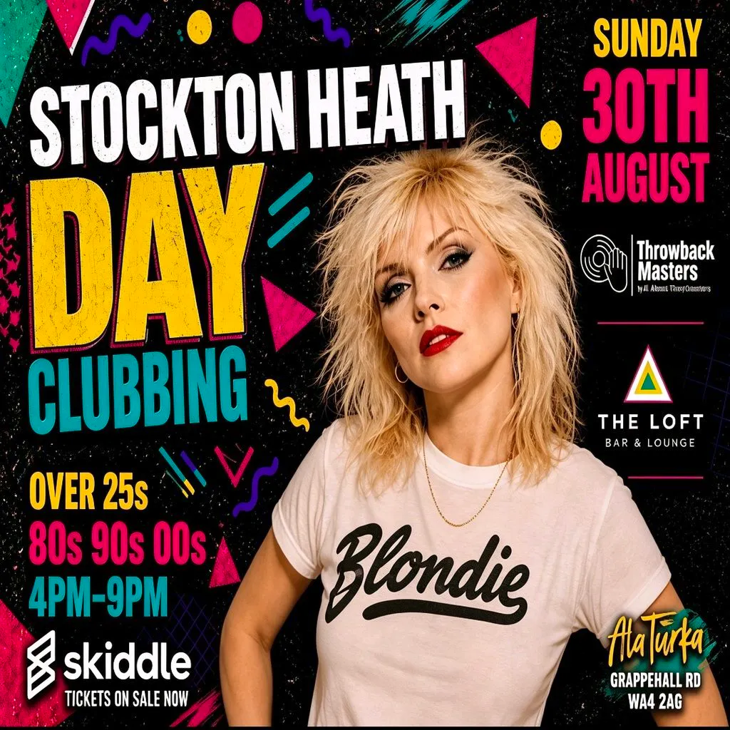 Throwback Masters Stockton Heath Over 25s Day Clubbing Event at A La Turka