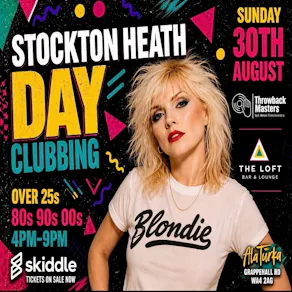 Throwback Masters Stockton Heath Over 25s Day Clubbing Event