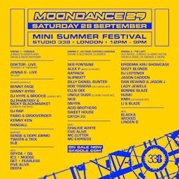 Moondance 29th Birthday Tickets | Studio 338 Greenwich  | Sat 28th September 2024 Lineup