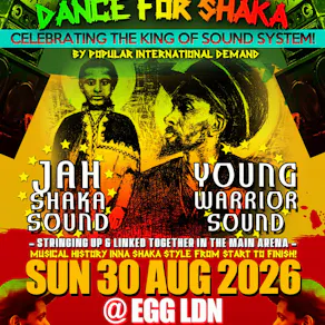 DANCE FOR SHAKA 2026 - Notting-Hill Carnival Weekend