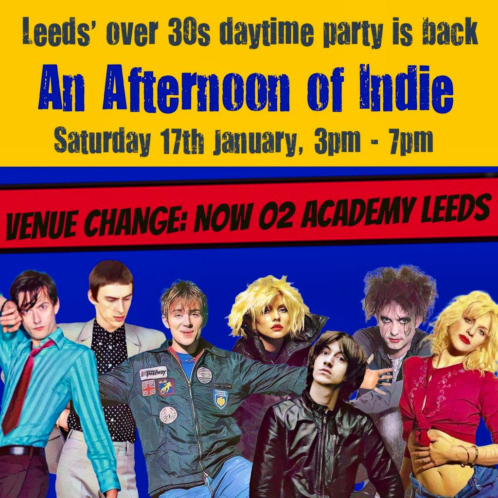 An Afternoon of Indie: LEEDS (over 30s only) *Last tickets* at Bar 42