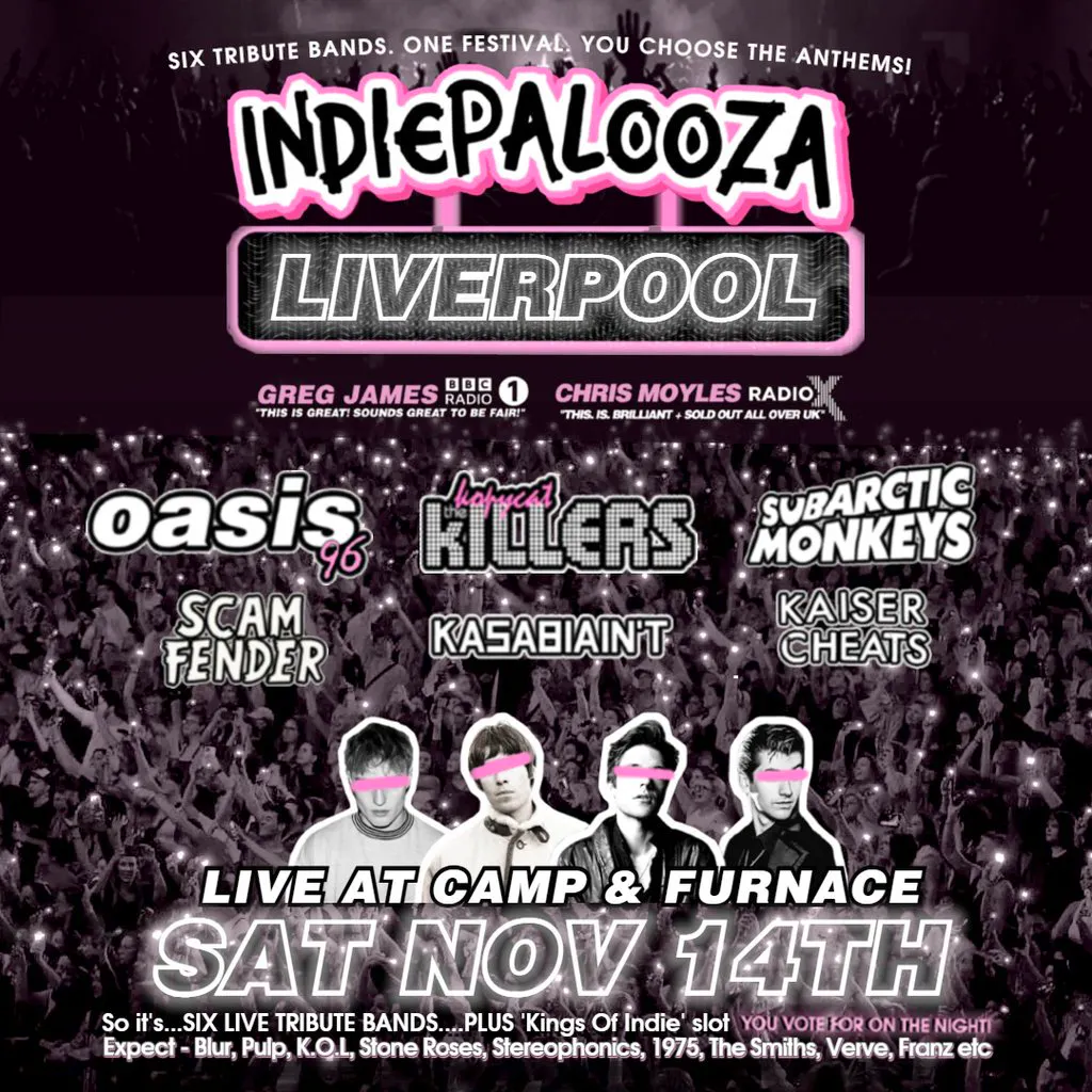 Indiepalooza! Indie Tribute Festival at Camp And Furnace