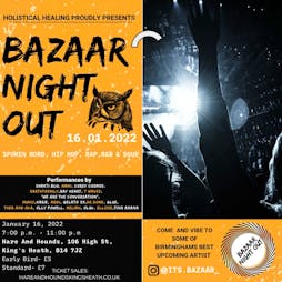 Bazaar Night Out Tickets | Hare And Hounds Birmingham  | Sun 16th January 2022 Lineup
