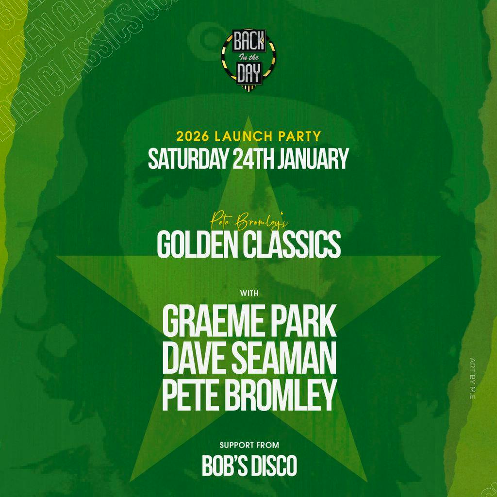 Golden Classics with Graeme Park, Dave Seaman & Pete Bromley at The Underground