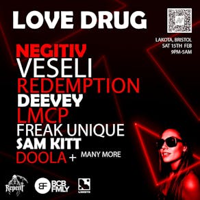 Repent Presents... Love Drug. VESELI, NEGITIV, REDEMPTION