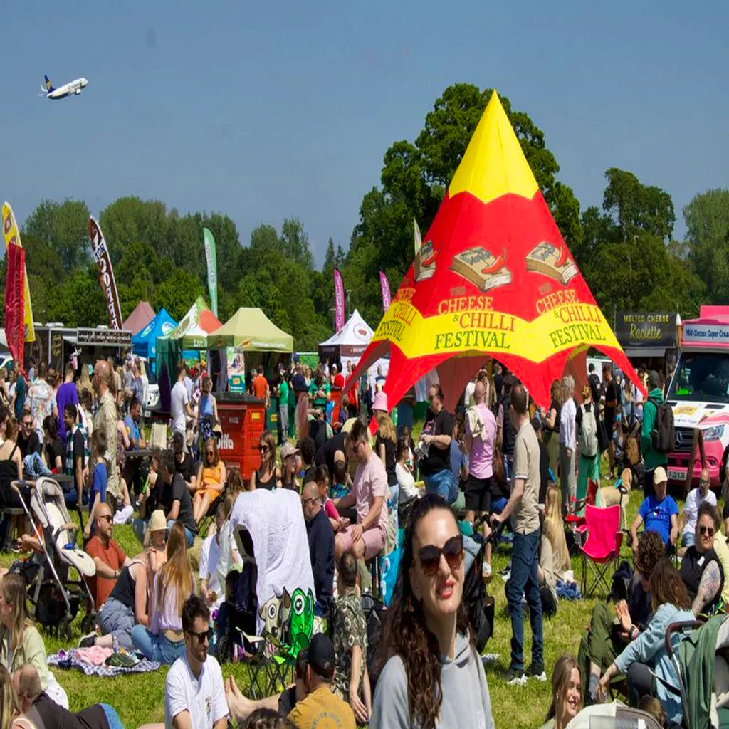 Cheese and Chilli Festival at Shalford Park, Guildford